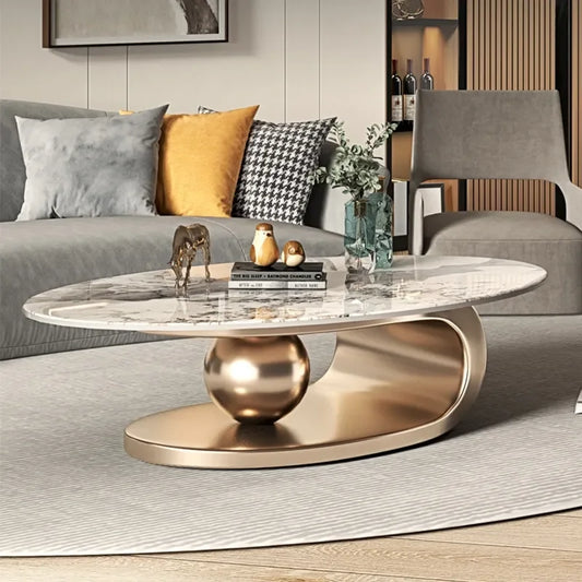 Nordic Living Room Coffee Tables Modern Design Decor Oval Coffee Table Minimalist Home Furniture