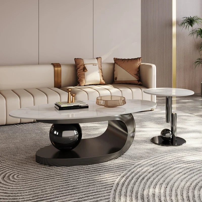 Nordic Living Room Coffee Tables Modern Design Decor Oval Coffee Table Minimalist Home Furniture